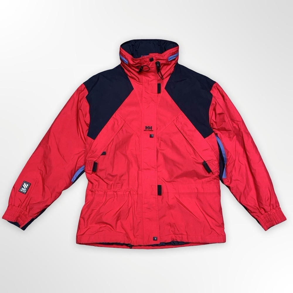 Helly Hansen Helly Tech Jacket Size M Red Black Waterproof Insulated Ski Sailing